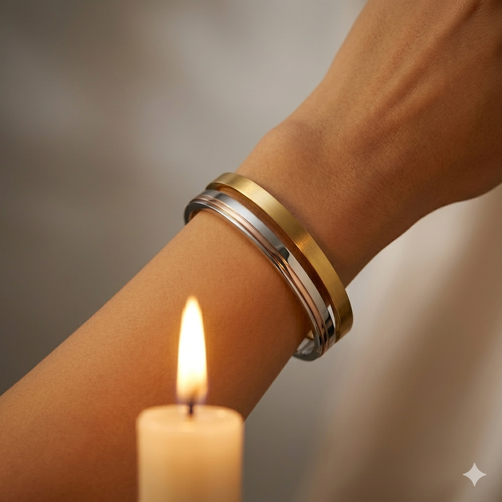 Bracelet Boucle Ouverte Élargi