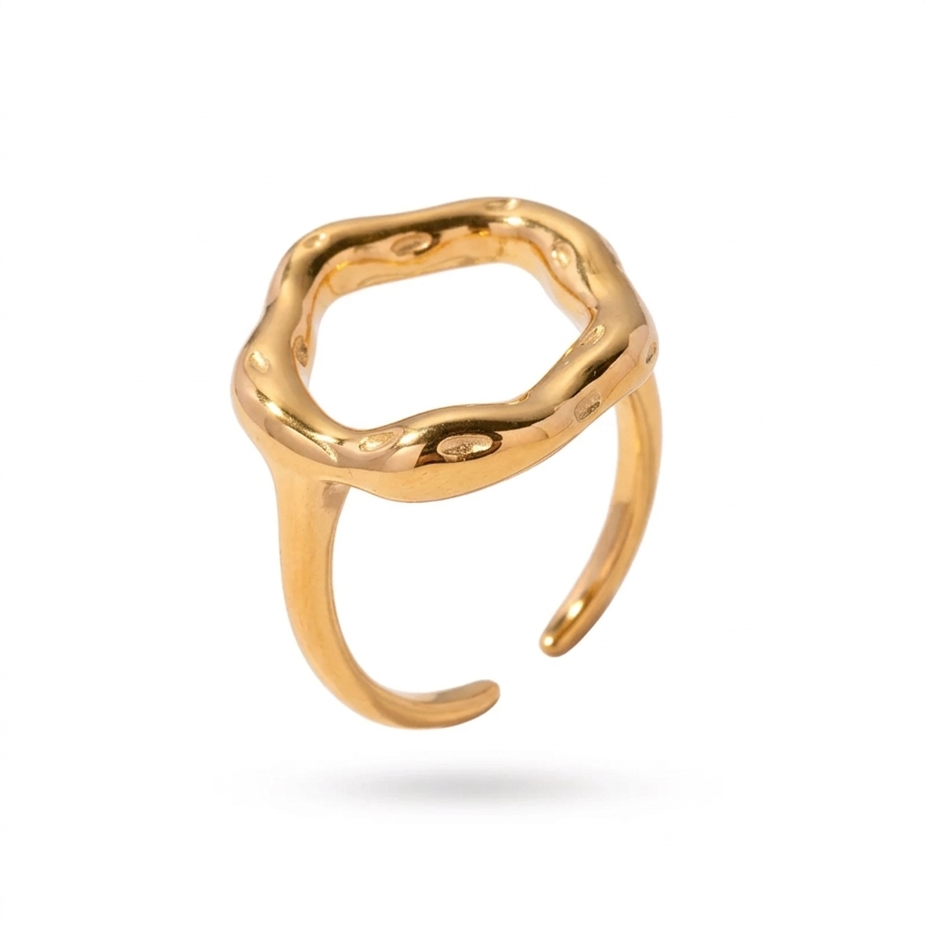 Bague Texturée Fondue