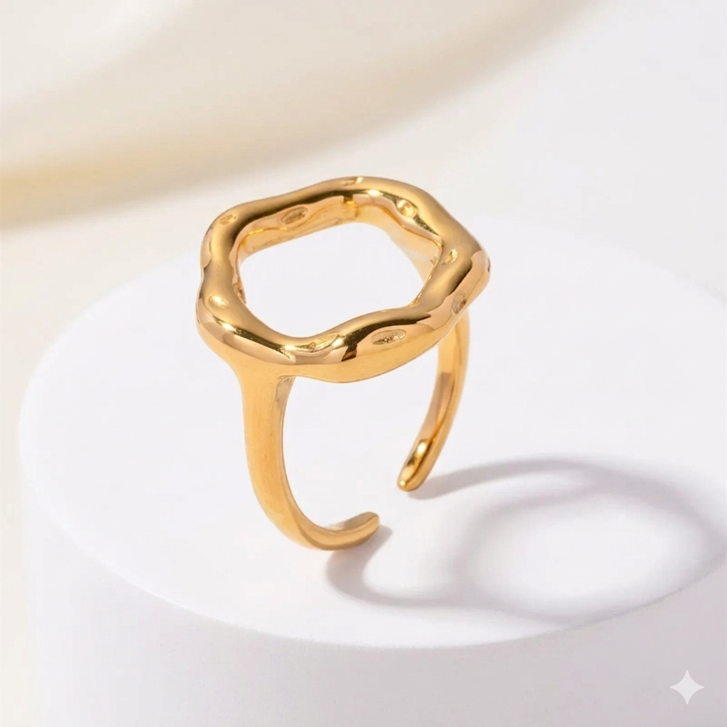 Bague Texturée Fondue