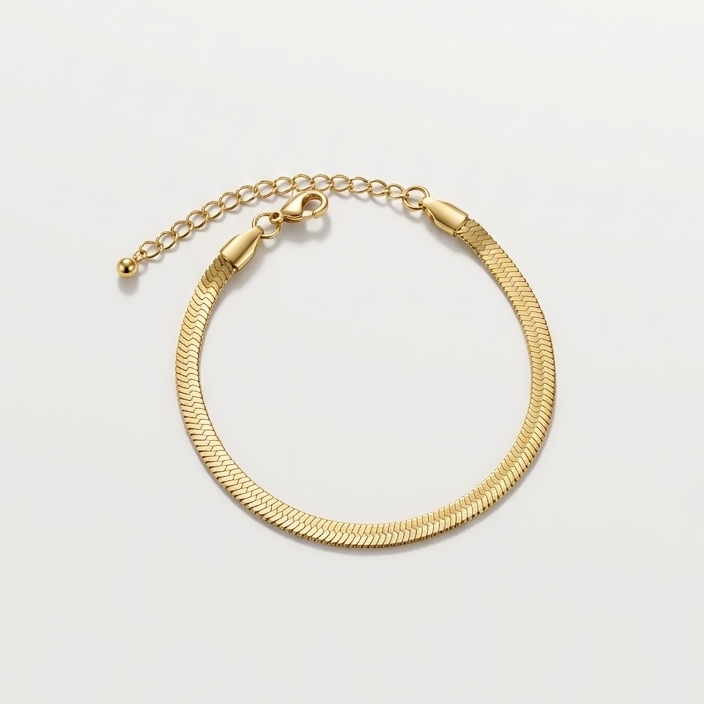 Bracelet Chaîne Serpent Élégant — Acier 316L