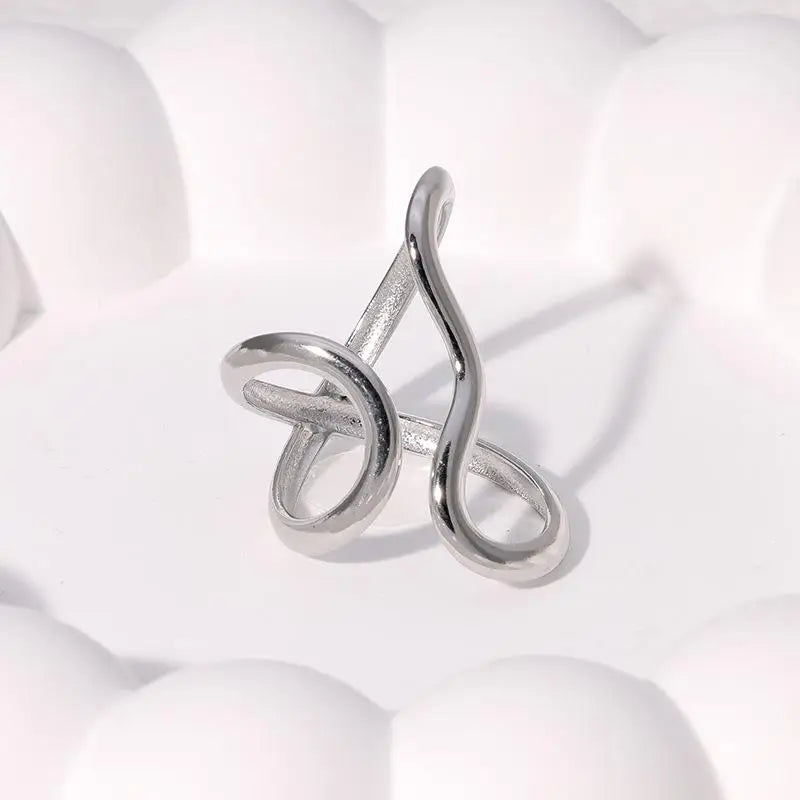 Bague Ouverte Personnalité — Plaquée Or 18K PVD