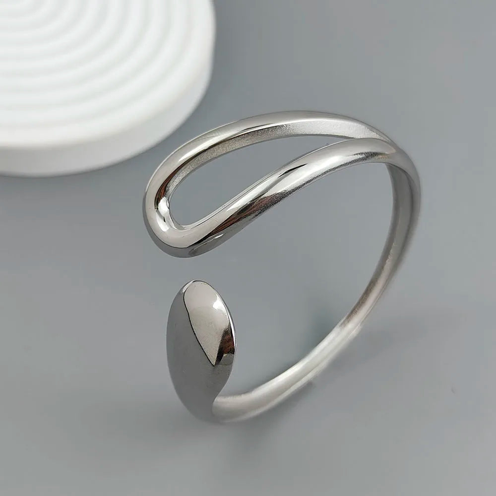 Bracelet Goutte d'Eau Plaqué Or 18K — Acier Inoxydable