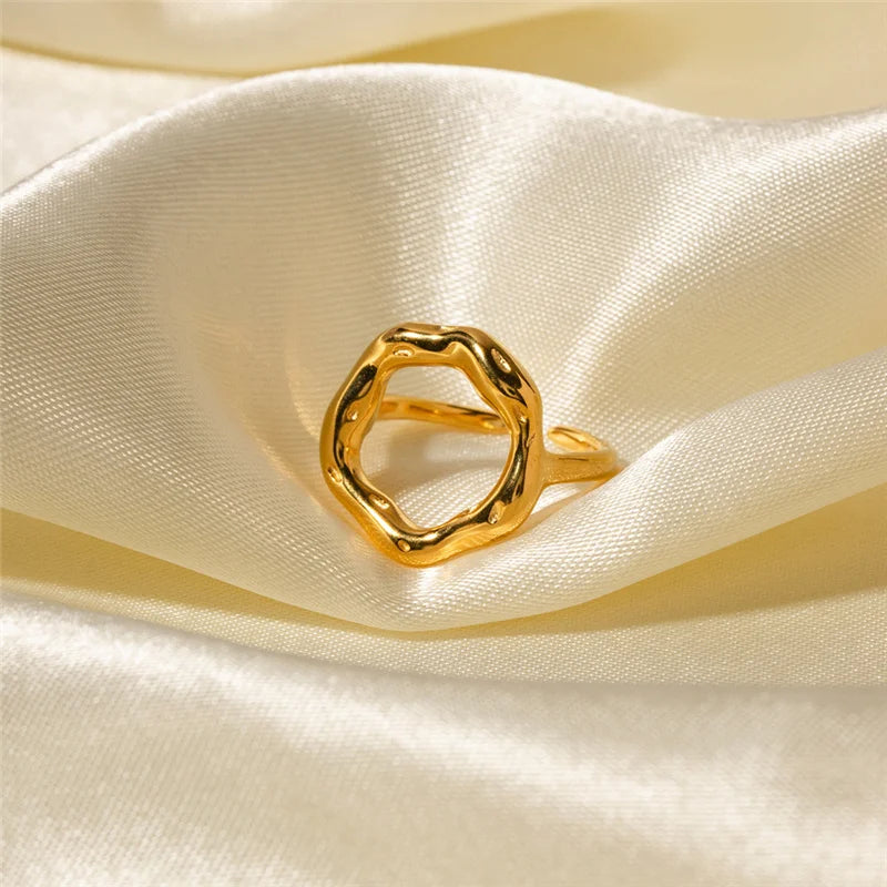 Bague Texturée Fondue